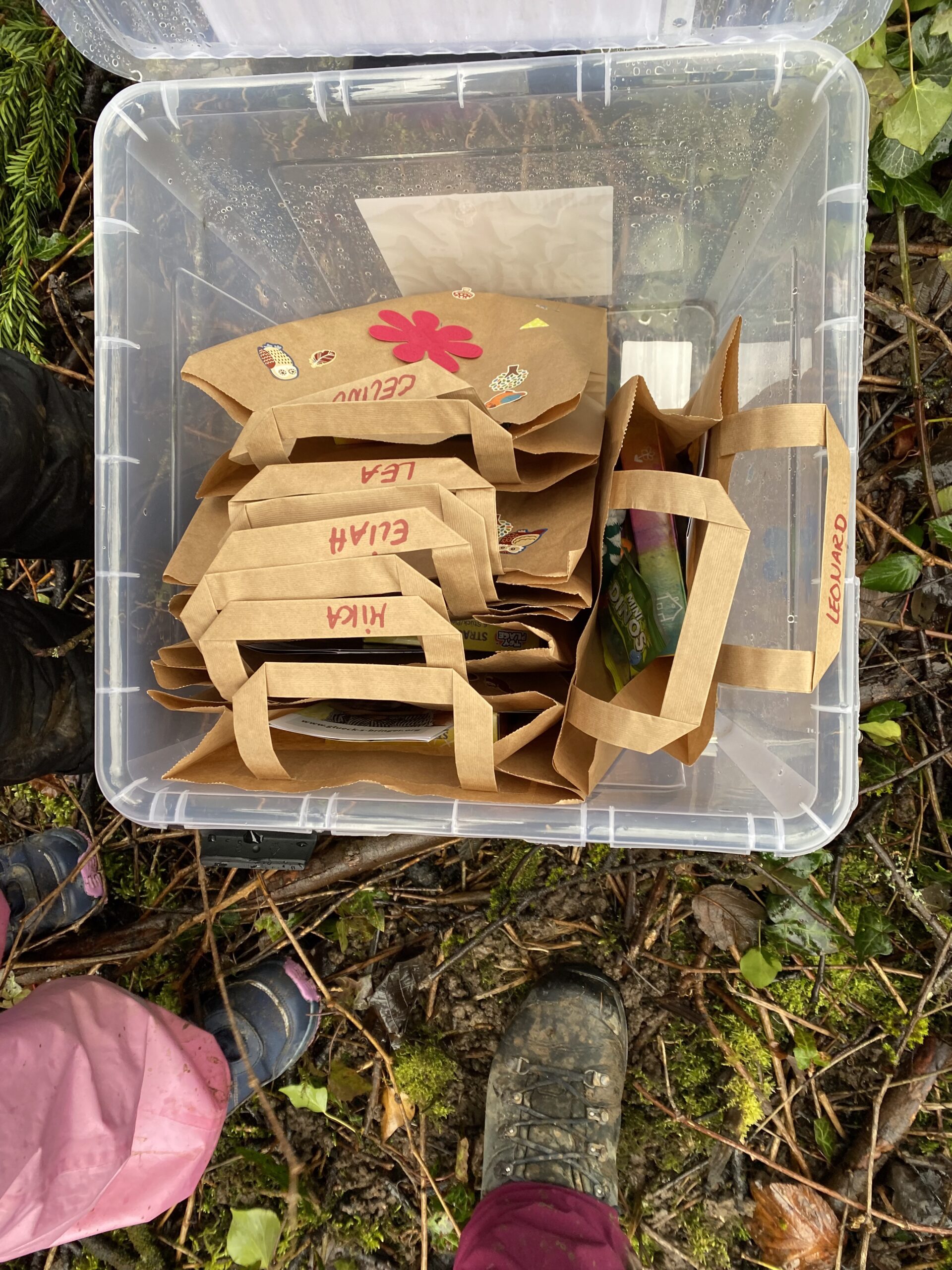 am ende der Schatzsuche wartet immer ein Überraschung